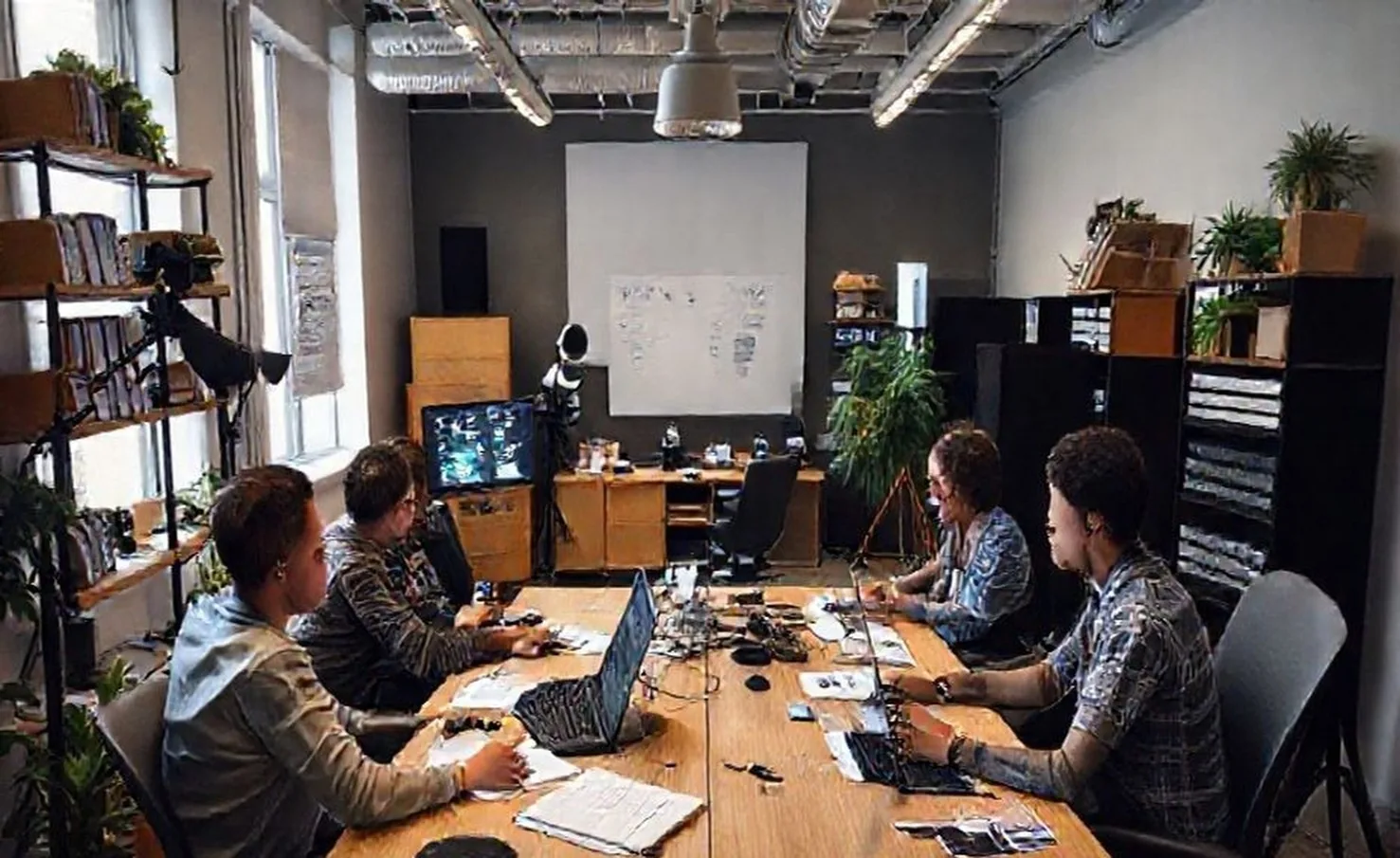 E-learning production office