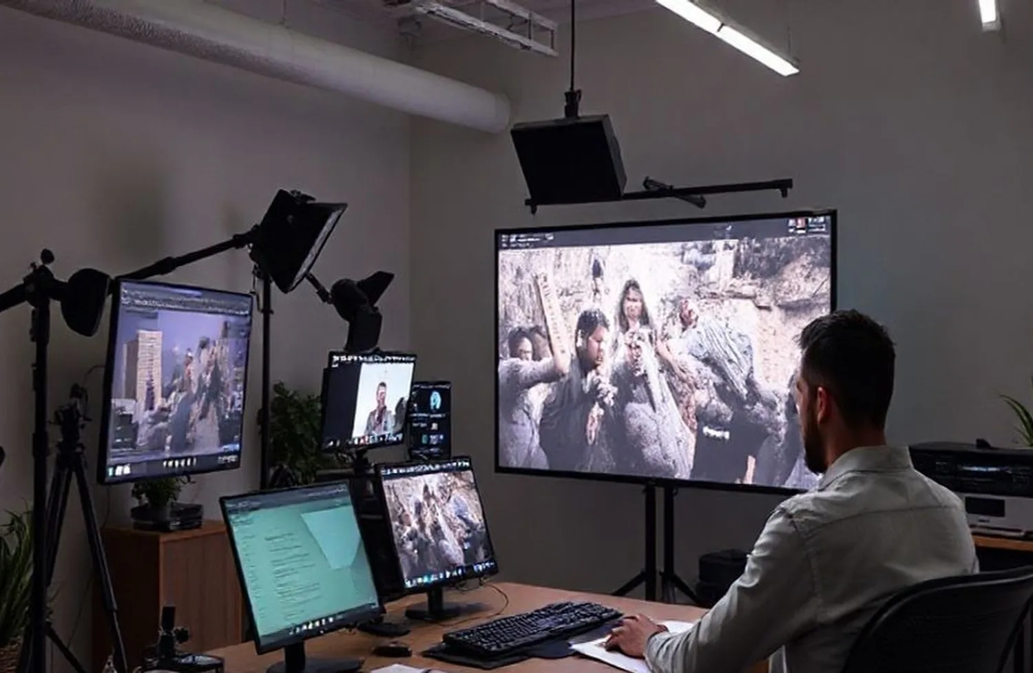 Professional online course creation studio